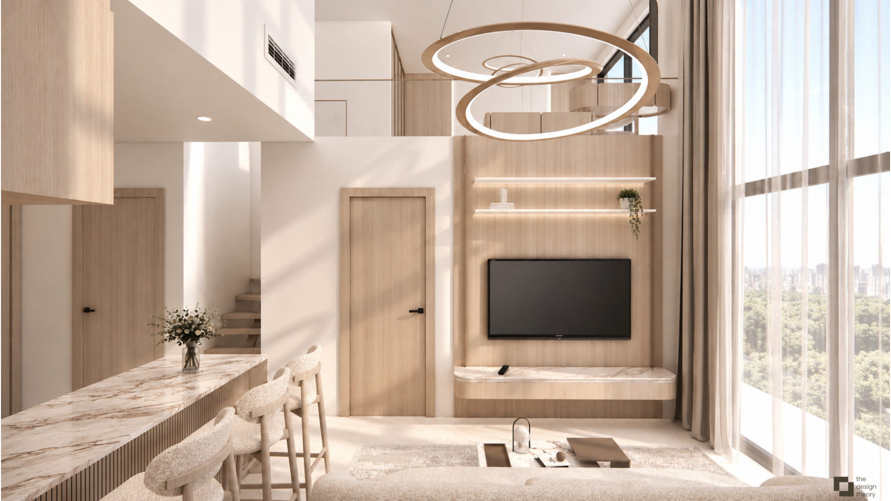 Finished living area